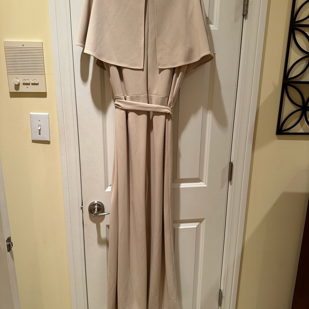 Beige Alex Marie Jumpsuit size 14W